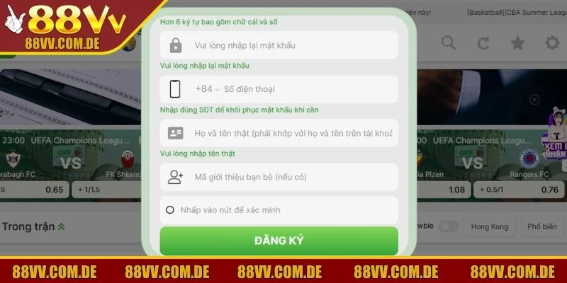 Bỏ túi ngay 4 bước đăng ký 88VV đơn giản chỉ trong chưa đầy 3 phút
