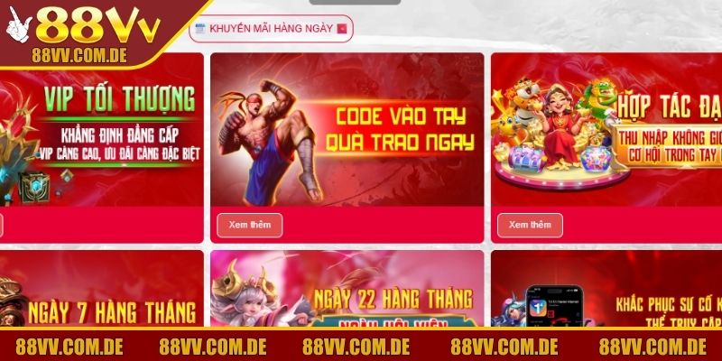 Chính sách hoàn trả không giới hạn của 88VV